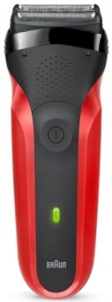 Бритва сетчатая Braun 300s r реж.эл.:3 питан.:элек.сеть/аккум. красный/черный - купить недорого с доставкой в интернет-магазине