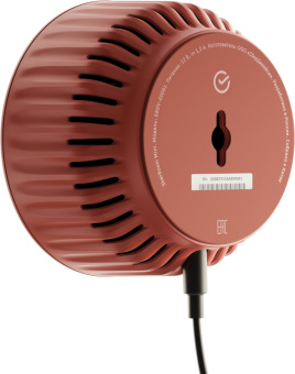 Умная колонка Sber Boom Mini SBDV-00095 Салют красный 5W 1.0 BT/Wi-Fi (SBDV-00095T) - купить недорого с доставкой в интернет-магазине