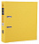 Папка-регистратор Deli EB20150 A4 75мм полипропилен/бумага желтый разборная смен.карм. на кор.