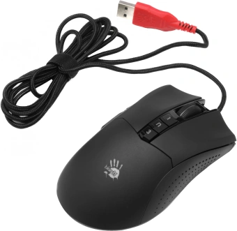 Мышь A4Tech Bloody P90s черный оптическая 8000dpi USB 7but (P90S STONE BLACK) - купить недорого с доставкой в интернет-магазине