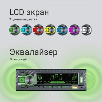 Автомагнитола Digma MCP-515 1DIN 4x45Вт v5.0 USB 2.0 AUX 4 ПДУ - купить недорого с доставкой в интернет-магазине