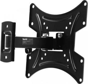 Кронштейн для телевизора Buro FL1S черный 20"-48" макс.15кг настенный поворот и наклон - купить недорого с доставкой в интернет-магазине