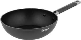 Сковорода ВОК (WOK) Rondell Stolz RDA-1771 круглая 28см покрытие: Xylan Plus ручка несъемная (без крышки) серый - купить недорого с доставкой в интернет-магазине