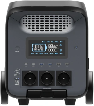 Электростанция портативная TopON Home TOP-H3000 800000mAh 16A QC3.0/PD3.0 6xUSB черный/серый (103711) - купить недорого с доставкой в интернет-магазине