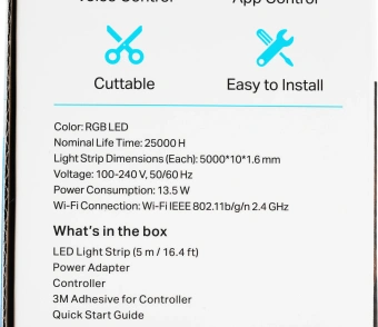 Умная светодиодная лента TP-Link Tapo L900-5 13.5В 5м - купить недорого с доставкой в интернет-магазине