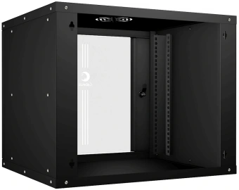 Шкаф коммутационный Cabeus (WSC-05D-9U55/45-BK) настенный 9U 550x450мм пер.дв.стекл 30кг черный 340мм 14кг 220град. 450мм IP20 сталь - купить недорого с доставкой в интернет-магазине