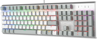 Клавиатура A4Tech Fstyler FS100 Neon механическая серый/белый USB for gamer LED (FS100) - купить недорого с доставкой в интернет-магазине