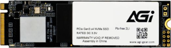 Накопитель SSD AGi PCIe 3.0 x4 512GB AGI512GIMAI298 AI298 M.2 2280 - купить недорого с доставкой в интернет-магазине