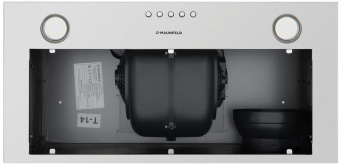 Вытяжка встраиваемая Maunfeld Crosby Power 50 нержавеющая сталь управление: кнопочное (1 мотор) - купить недорого с доставкой в интернет-магазине