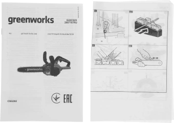 Цепная пила Greenworks G24CS25K4 аккум. дл.шины:10" (25cm) 1аккум. 4Ач (2007707UB) - купить недорого с доставкой в интернет-магазине