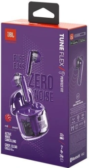 Гарнитура внутриканальные JBL Tune Flex Ghost пурпурный беспроводные bluetooth в ушной раковине (JBLTFLEXGPUR) - купить недорого с доставкой в интернет-магазине