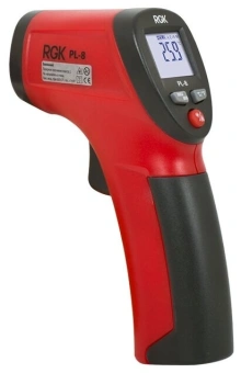 Пирометр RGK PL-8 красный/черный - купить недорого с доставкой в интернет-магазине