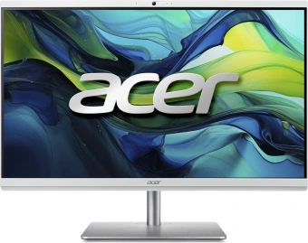 Моноблок Acer Aspire C27-195ES 27" Full HD Core Ultra 5 125U (3.6) 16Gb SSD512Gb Graphics CR Windows 11 Professional GbitEth WiFi BT 65W клавиатура мышь Cam серебристый 1920x1080 - купить недорого с доставкой в интернет-магазине