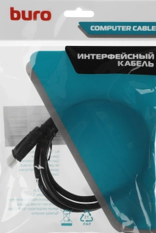 Кабель аудио-видео Buro HDMI (m)/HDMI (m) 1.5м. черный (BU-HDMI-V2.0-1.5M) - купить недорого с доставкой в интернет-магазине