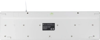 Клавиатура Оклик 500M белый USB slim Multimedia (1061586) кабель 1.5м - купить недорого с доставкой в интернет-магазине