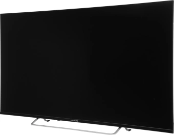 Телевизор QLED PolarLine 50" 50PQ71STC-SM черный/серебристый 4K Ultra HD 60Hz DVB-T DVB-T2 DVB-C DVB-S2 USB WiFi Smart TV (RUS) - купить недорого с доставкой в интернет-магазине