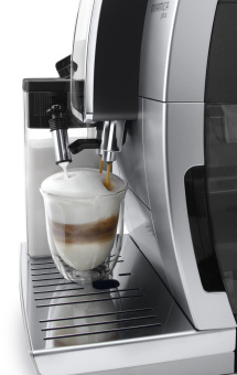 Кофемашина Delonghi Dinamica Plus ECAM380.85.SB 1450Вт серебристый/черный - купить недорого с доставкой в интернет-магазине
