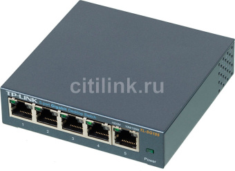 Коммутатор TP-Link TL-SG105S (L2) 5x1Гбит/с неуправляемый - купить недорого с доставкой в интернет-магазине