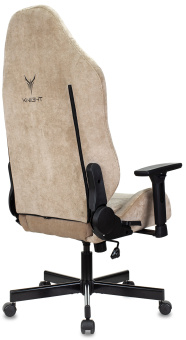 Кресло игровое Knight N1 Fabric бежевый Light-21 с подголов. крестов. металл - купить недорого с доставкой в интернет-магазине