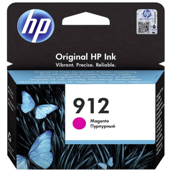Картридж струйный HP 912 3YL78AE пурпурный (315стр.) для HP OfficeJet 801x/802x - купить недорого с доставкой в интернет-магазине