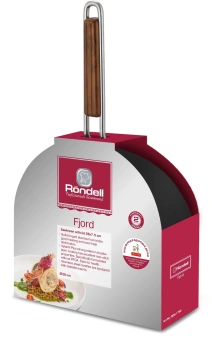 Сотейник Rondell Fjord RDA-1799 d=28см (с крышкой) черный - цена, купить или заказать с доставкой в интернет-магазине Сотейник Rondell Fjord RDA-1799 d=28см (с крышкой) черный - купить недорого с доставкой в интернет-магазине