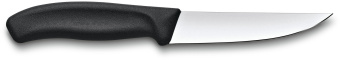 Нож кухонный Victorinox Swiss Classic (6.8103.12B) стальной разделочный лезв.120мм прямая заточка черный блистер - купить недорого с доставкой в интернет-магазине