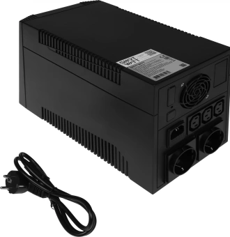 Источник бесперебойного питания Smartwatt Uni 900Вт 1500ВА черный - купить недорого с доставкой в интернет-магазине
