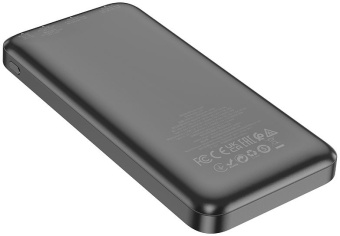 Мобильный аккумулятор Hoco J101 Astute 10000mAh QC3.0/PD3.0 22.5W 5A 2xUSB-A/USB-C черный - купить недорого с доставкой в интернет-магазине