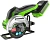 Углошлифовальная машина Greenworks GD24UCS 20000об/мин рез.шпин.:M6 d=76мм (3402007)