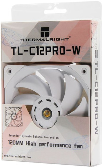 Вентилятор Thermalright TL-C12-PRO-W белый 4-pin 29.6dB 170gr Ret - купить недорого с доставкой в интернет-магазине