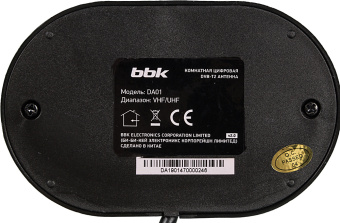 Антенна телевизионная BBK DA01 3дБ пассивная черный - купить недорого с доставкой в интернет-магазине