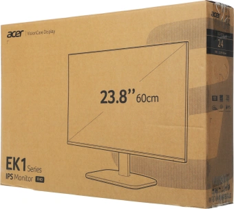 Монитор Acer 23.8" EK241YGbi черный IPS LED 1ms 16:9 HDMI матовая 250cd 178гр/178гр 1920x1080 120Hz FreeSync VGA FHD 2.6кг - купить недорого с доставкой в интернет-магазине