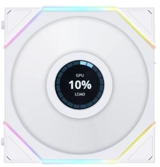 Вентилятор для корпуса Lian-Li Uni Fan TL 120 LCD Reverse ARGB 120х120x28 белый 7-pin 31дБ (G99.12RTLLCD1W.00) Ret - цена, купить или заказать с доставкой в интернет-магазине Вентилятор для корпуса Lian-Li Uni Fan TL 120 LCD Reverse ARGB 120х120x28 белый 7-pin 31дБ (G99.12RTLLCD1W.00) Ret - купить недорого с доставкой в интернет-магазине