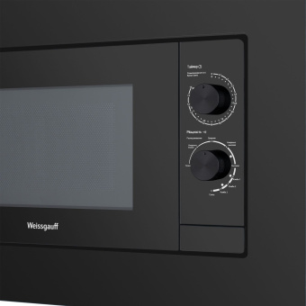 Микроволновая печь Weissgauff HMT-2016 Grill 20л. 700Вт черный (встраиваемая) - купить недорого с доставкой в интернет-магазине