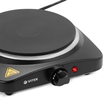 Плита Электрическая Vitek VT-3703 черный (настольная) - купить недорого с доставкой в интернет-магазине