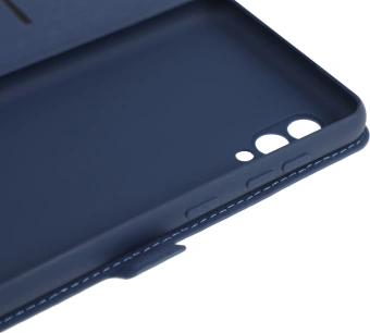 Чехол (флип-кейс) DF для Samsung Galaxy A02 sFlip-85 синий (DF SFLIP-85 (BLUE)) - купить недорого с доставкой в интернет-магазине