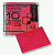 Конверт на кнопке Бюрократ Economy -PK100RED A4 пластик 0.10мм красный