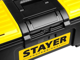 Ящик для инструментов Stayer Professional 38167-16 13л 1отд. черный/желтый - купить недорого с доставкой в интернет-магазине