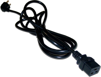 Шнур питания Lanmaster LAN-PP19/SHA-3.0-BK C19-Schuko проводник.:2x1.5мм2 3м 220В 16А черный - купить недорого с доставкой в интернет-магазине