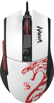 Мышь A4Tech Bloody L65 Max белый/рисунок оптическая 12000dpi USB 6but (L65 MAX NARAKA) - купить недорого с доставкой в интернет-магазине