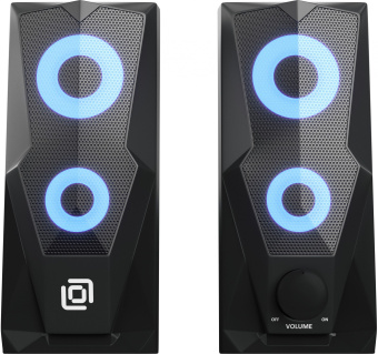 Колонки Оклик OK-127 2.0 черный 6Вт - купить недорого с доставкой в интернет-магазине