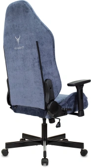 Кресло игровое Knight N1 Fabric синий Light-27 с подголов. крестов. металл - купить недорого с доставкой в интернет-магазине