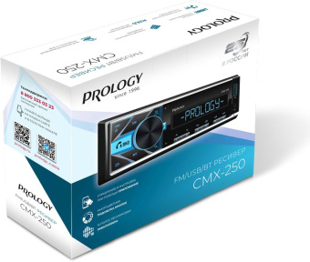 Автомагнитола Prology CMX-250 1DIN 4x55Вт v4.2 AUX (PRCMX250) - купить недорого с доставкой в интернет-магазине