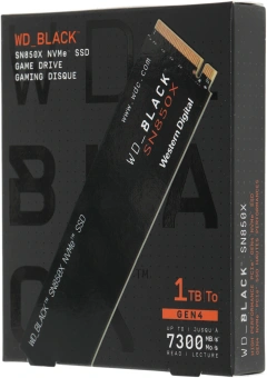 Накопитель SSD WD PCIe 4.0 x4 1TB WDS100T2X0E Black SN850X M.2 2280 - купить недорого с доставкой в интернет-магазине