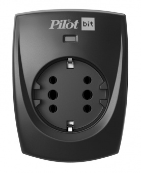 Сетевой фильтр Pilot Bit (1 розетка) черный (коробка) - купить недорого с доставкой в интернет-магазине
