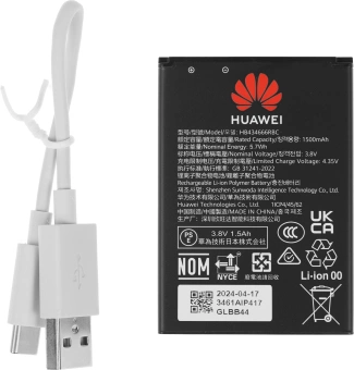 Модем 3G/4G Huawei E5586-326 USB Type-C Wi-Fi Firewall +Router внешний черный - купить недорого с доставкой в интернет-магазине