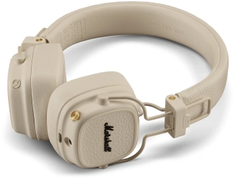 Гарнитура накладные Marshall Major V бежевый беспроводные bluetooth оголовье (MAJOR V CREAM) - купить недорого с доставкой в интернет-магазине