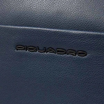 Деловая сумка мужская Piquadro Russel CA6026W137/BLU с отделением для ноутбука 15.6" синяя натур.кожа - купить недорого с доставкой в интернет-магазине