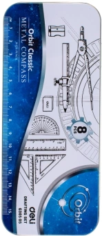 Набор для черчения Deli EG30505 корпус ассорти металл в компл.:8 предметов - купить недорого с доставкой в интернет-магазине