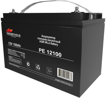 Батарея для ИБП Prometheus Energy PE 12100 12В 100Ач - купить недорого с доставкой в интернет-магазине